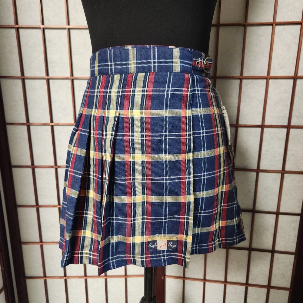 Bugle Boy Girls Plaid Skirt Size 10 NWT
